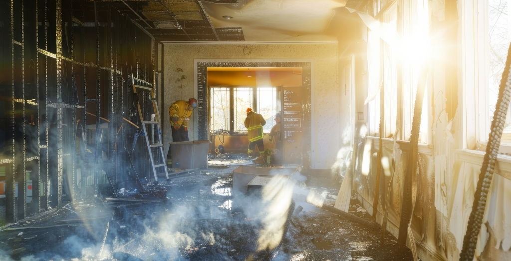 fire damage restoration